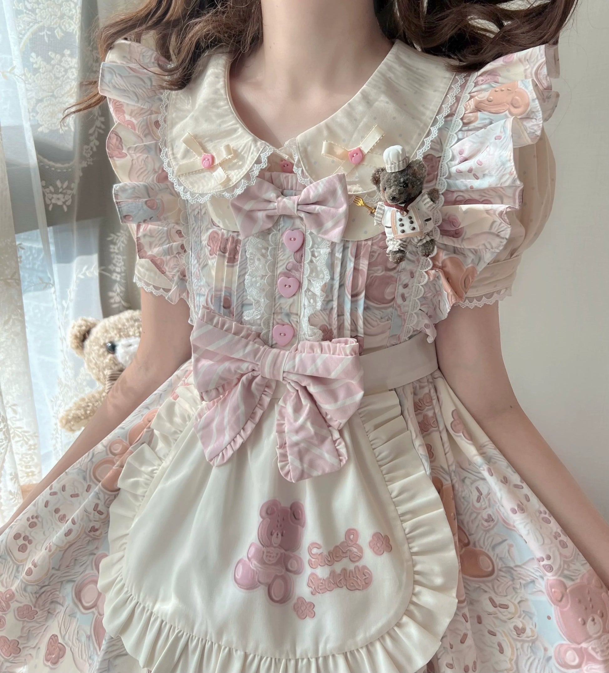 Akiyama Future Studio - Kawaii Little Bear Lolita Salopette Daily Lolita JSK