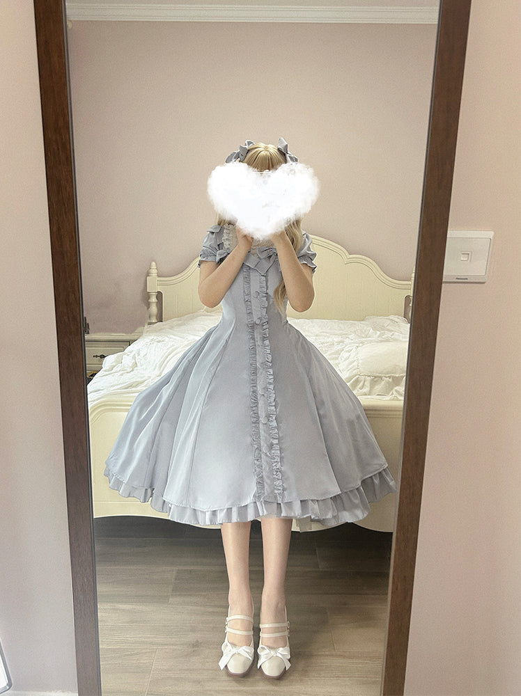 Sweet Wood - Long Vesion Elegant and Vintage Lolita OP