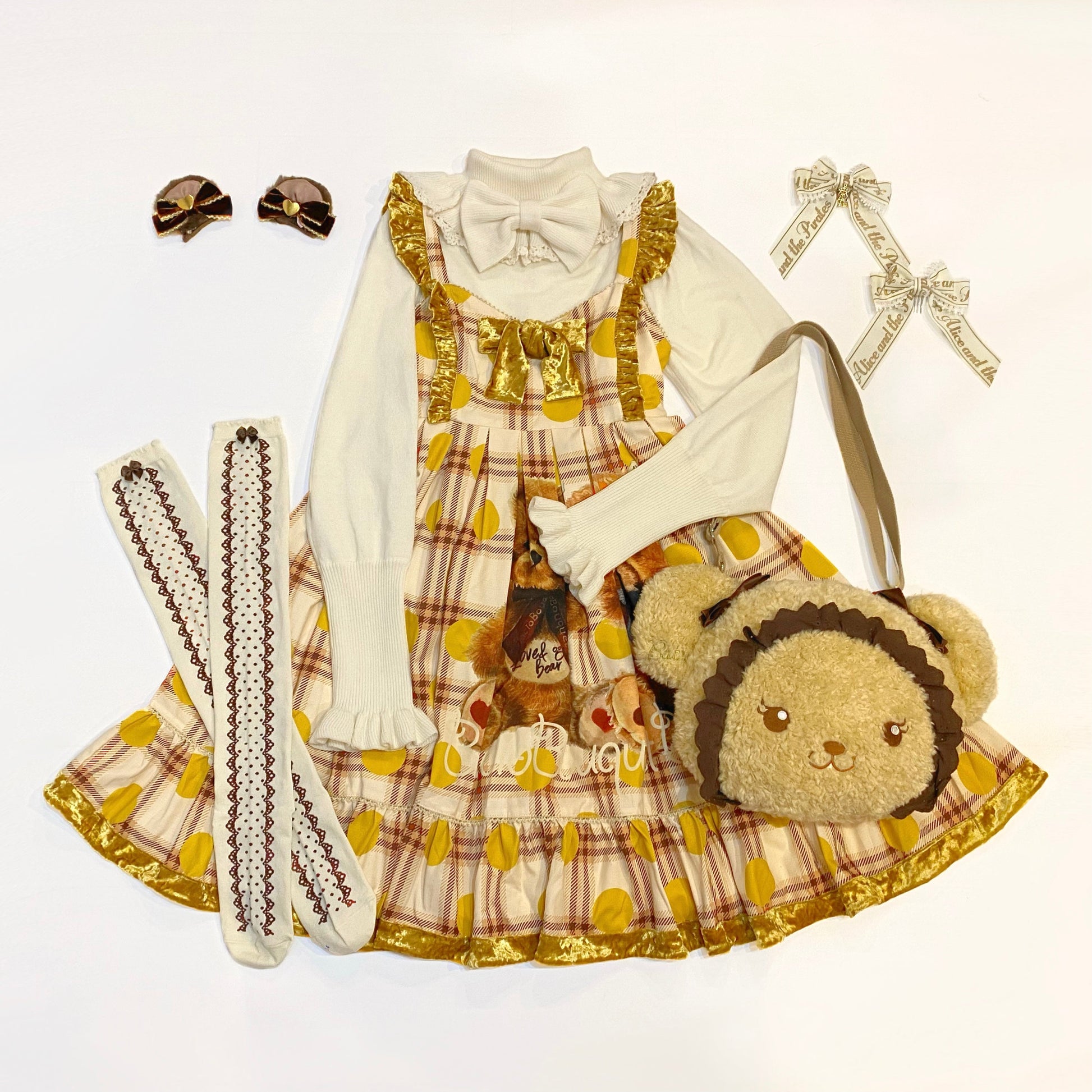 PPX STUDIO - Sweet Lolita Woolen Sweater Multicolors