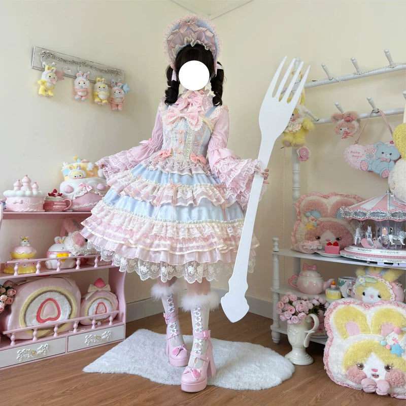 Hanguliang - Star Love Song - Wedding Sweet Lolita JSK Suit Doll-like Dress