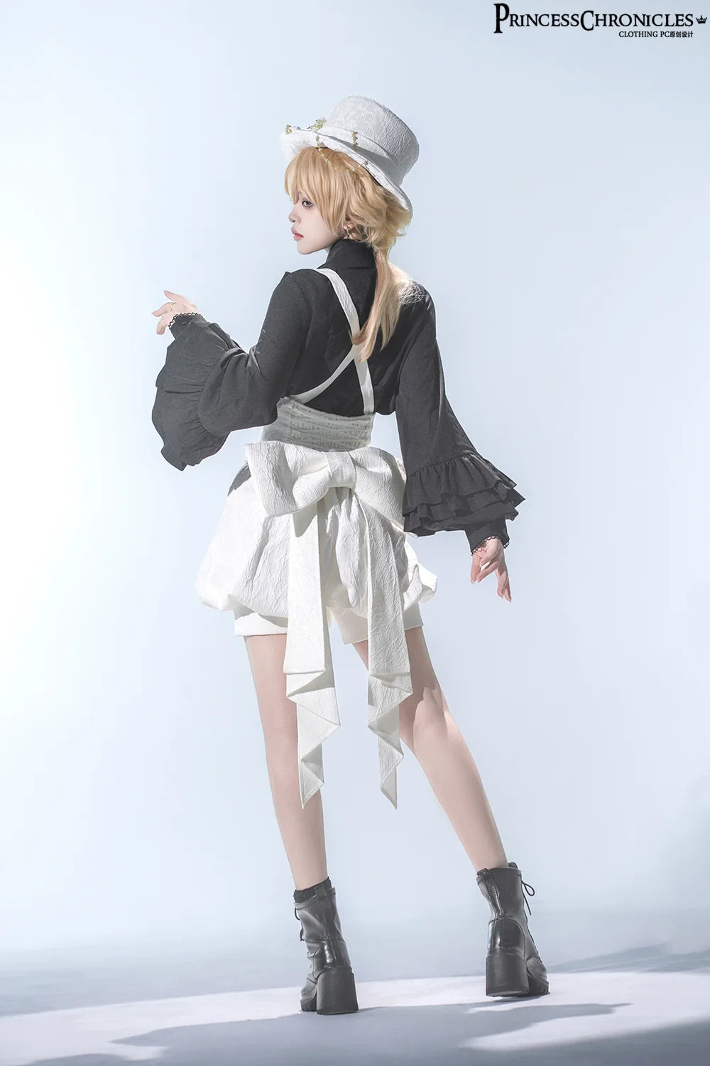 Princess Chronicles - Doll - Ouji Lolita Pink Blouse & White Shorts