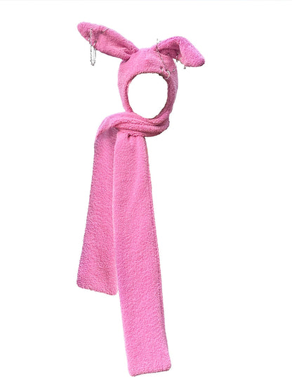 Rebellious Rabbit Scarf Hat【s0000004222】