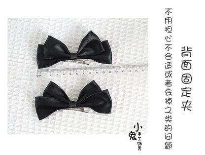 Xiaogui - Sweet Lolita Ponytail Lolita Bow Hair Clips