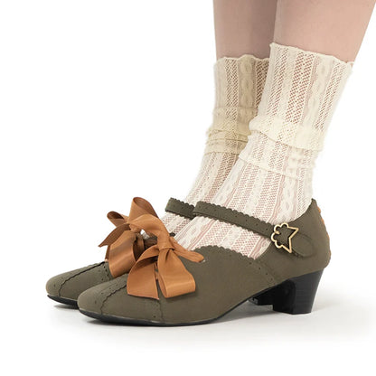 MR.Qiutian - Pictorial Girl - Han Lolita Shoes Retro Lolita Chinese Style Shoes