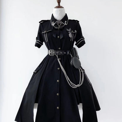 Your Highness - Evil Python 2.0 - Military Lolita Gothic OP Dress