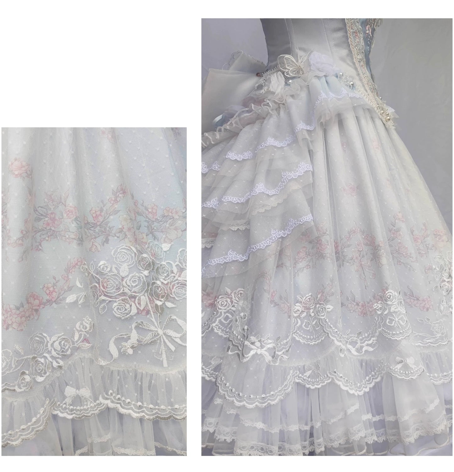 Garden Cat - Dreamy Dance Gorgeous Lolita JSK and SK