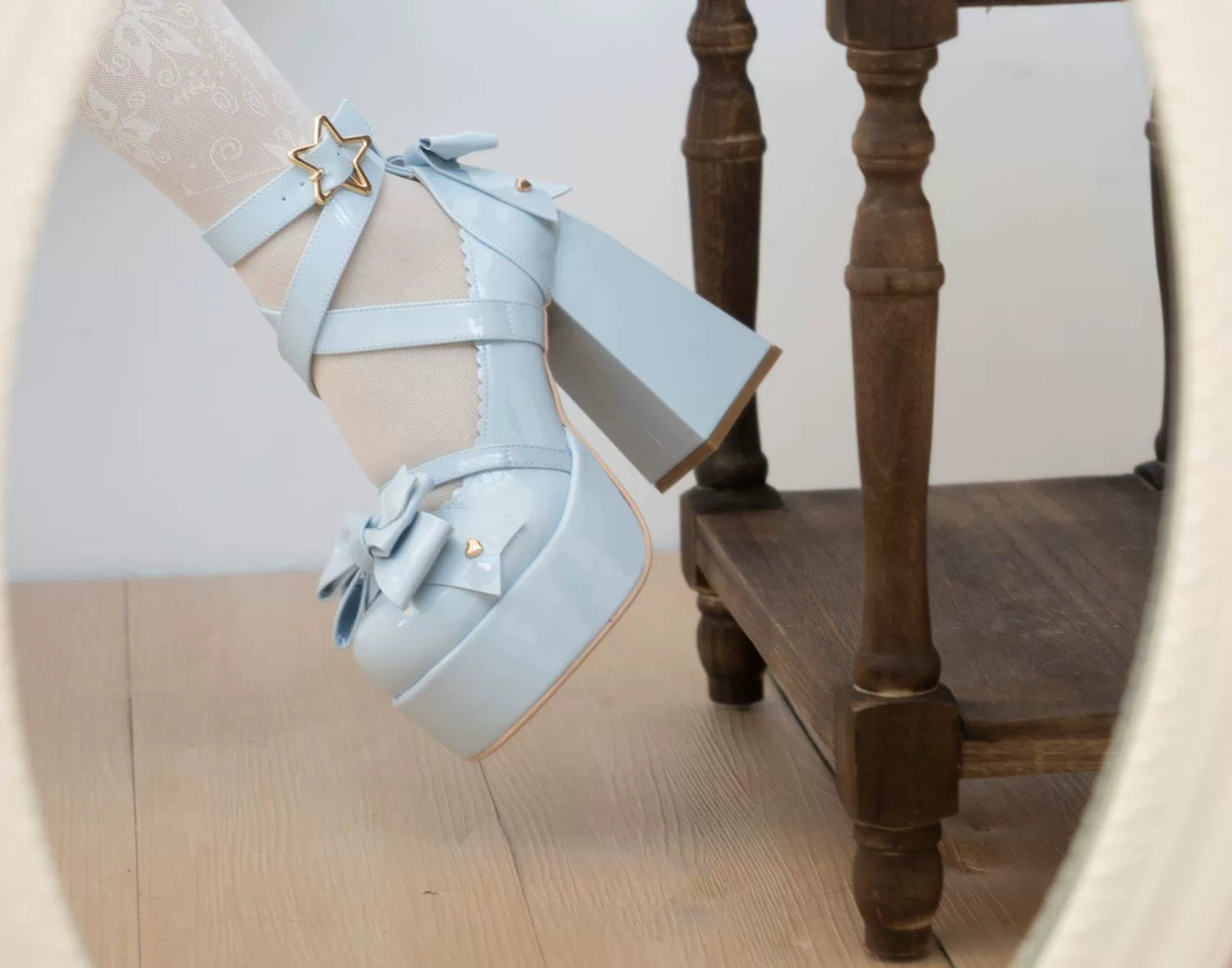 Beauty Bunny - Star Prayer - Kawaii Lolita Shoes Round Toe Summer Heels