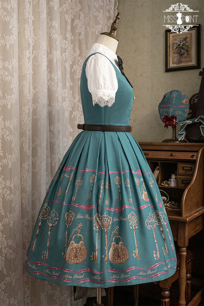 Miss Point - Antique Key - Elegant Lolita JSK Retro Lolita Dress