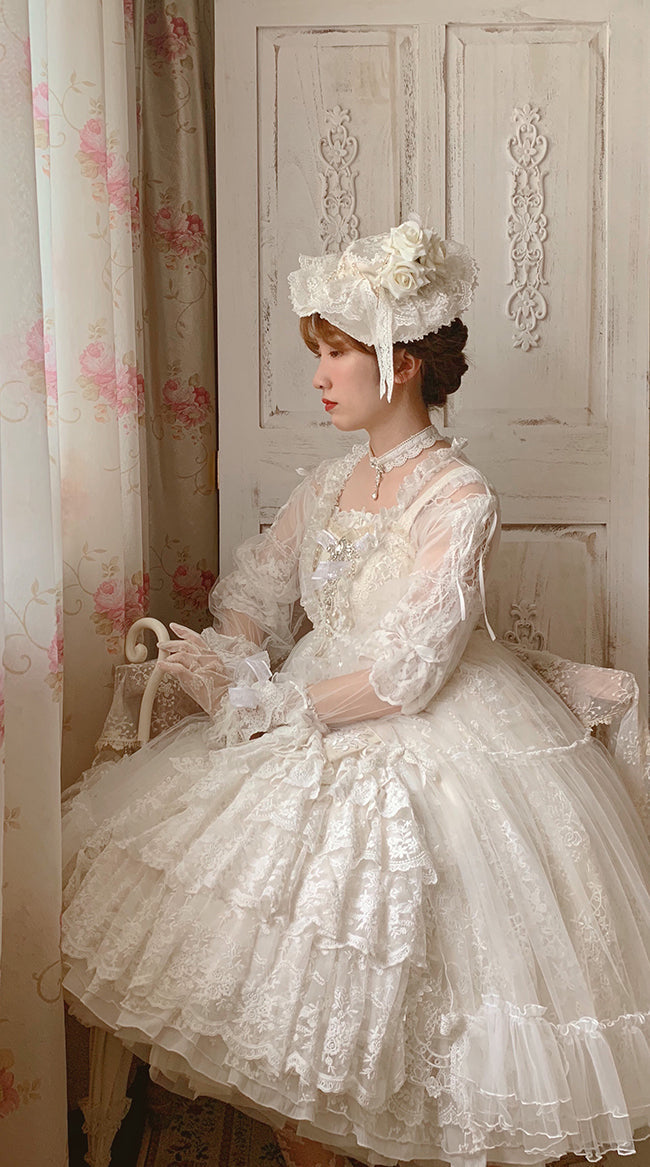 Sweet Wood - Secret Garden In Midsummer - Elegant Lolita Bridal JSK