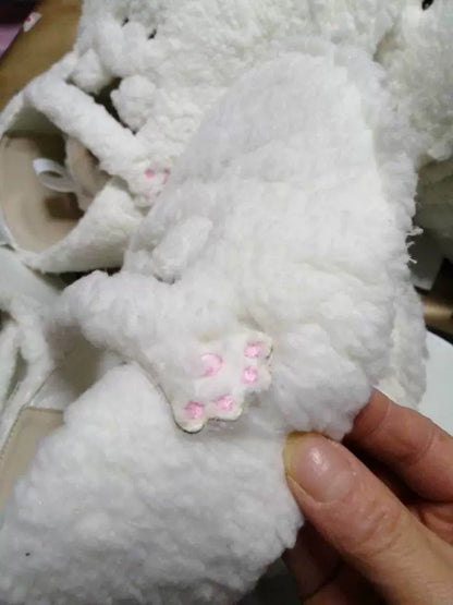 Fairy Godmother - Cute Plush Warm Round Toe Lolita Soft Sole Shoes