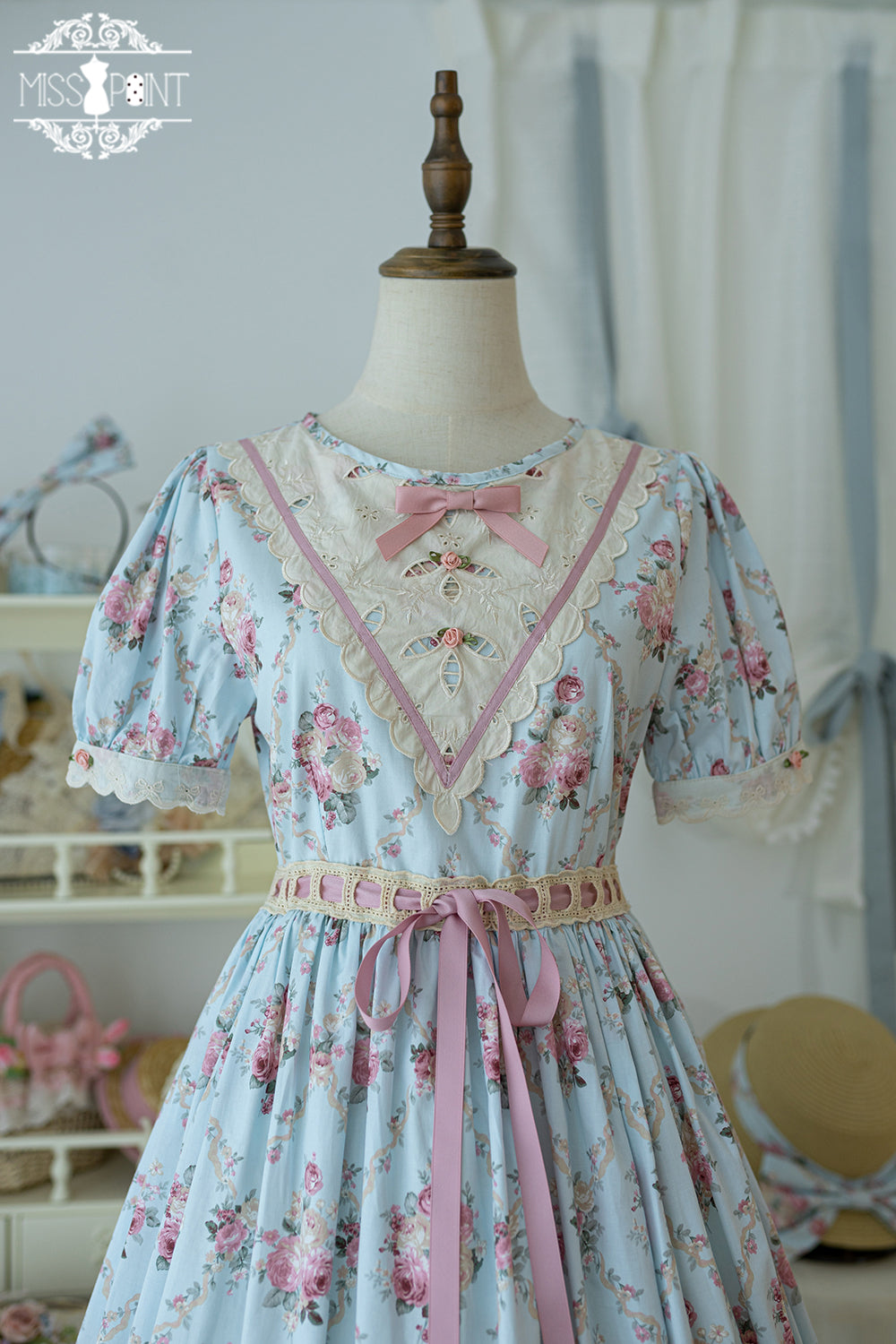 Miss Point - Happy Summer Elegant Lolita Floral OP Dress