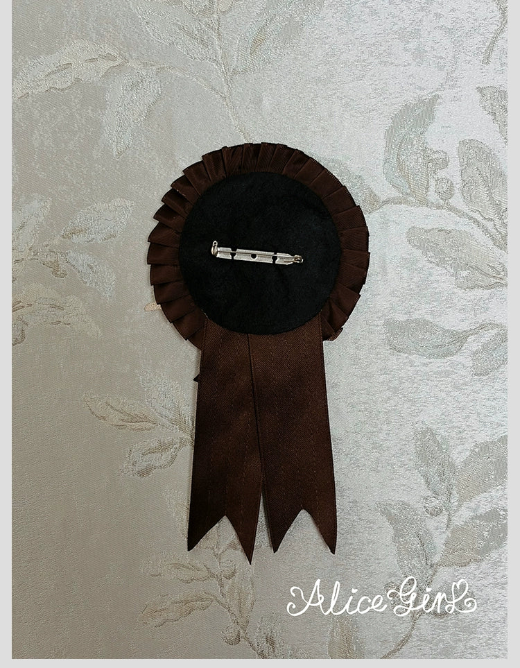 Alice Girl - Duke of Victoria - Classic Lolita Top Hat & Brooch