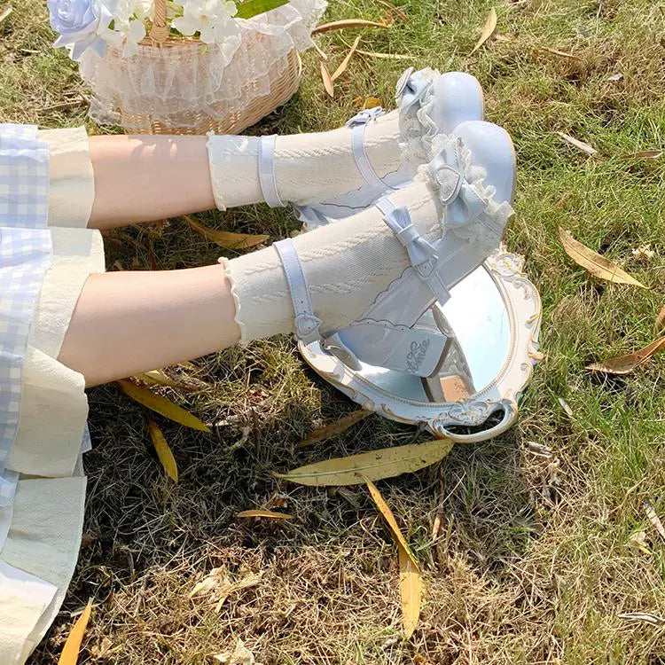 Aimee - Sakura - Sweet Lolita Heels Cute Mid-heel Mary Jane Shoes