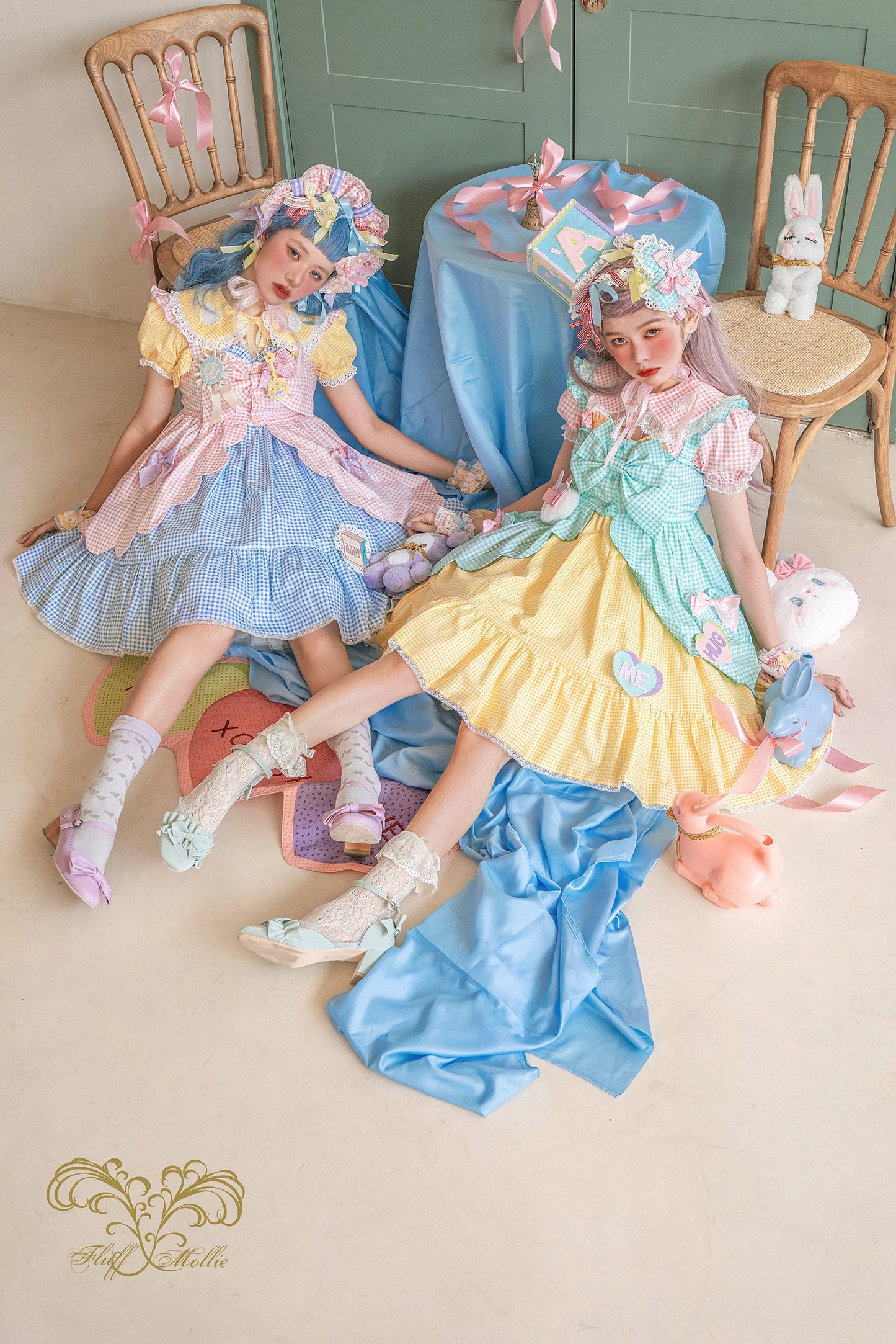 Fluff Mollie - Split Pea Breakfast - Kawaii Lolita Cotton JSK