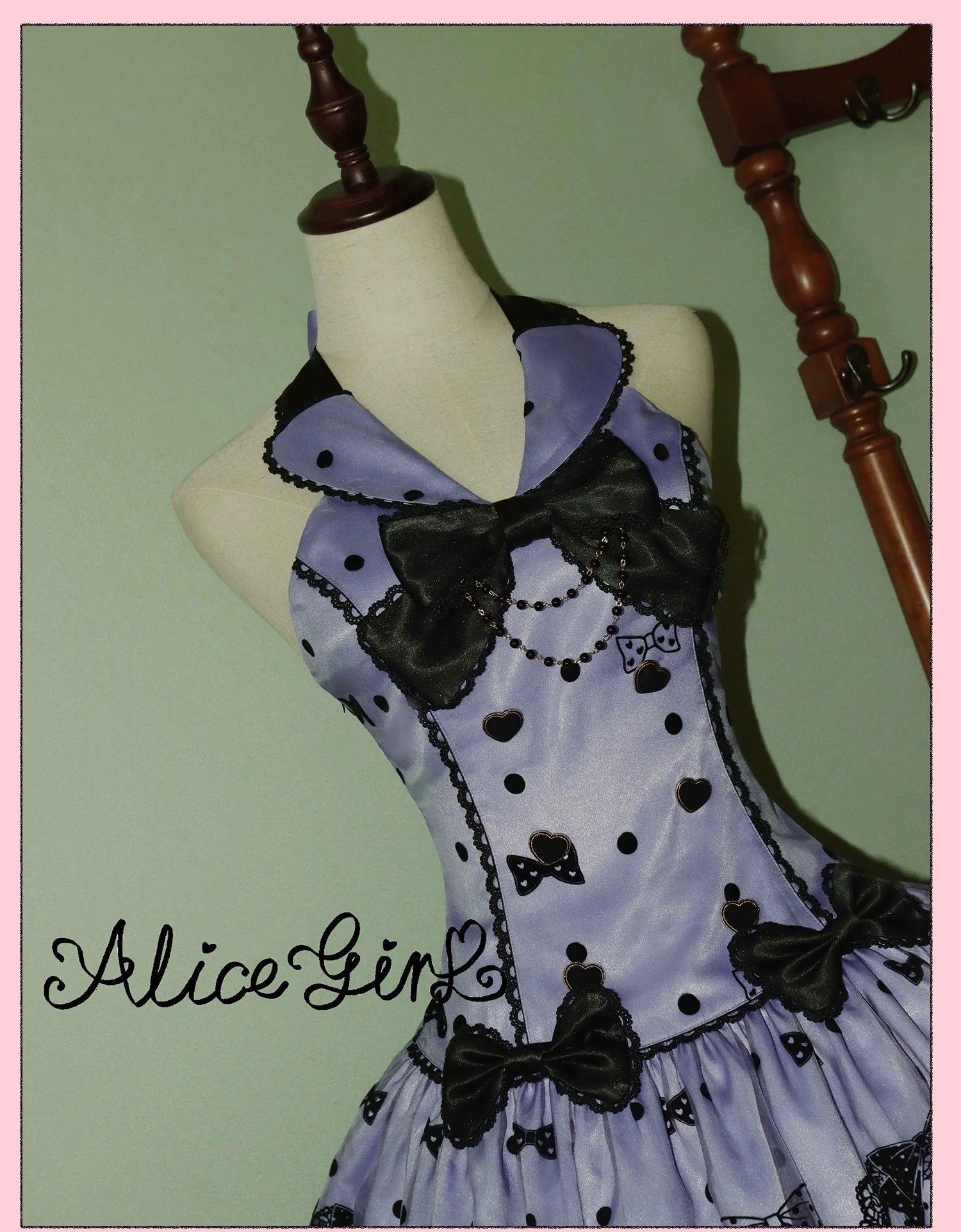 Alice Girl - Brown Sugar Bear - Printed Sweet Lolita Dress, Multiple Styles