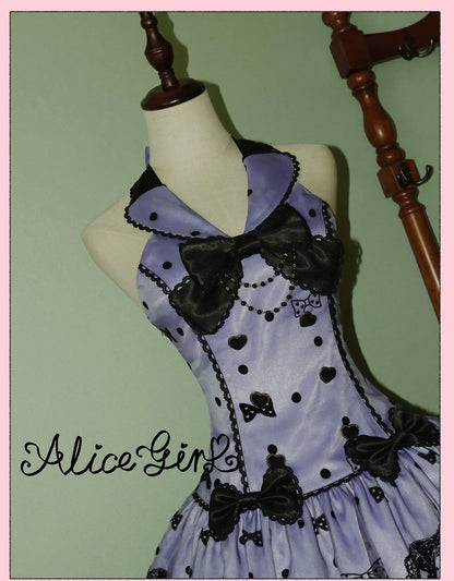 Alice Girl - Brown Sugar Bear - Printed Sweet Lolita Dress, Multiple Styles