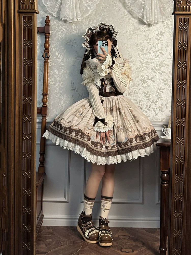 Alice Girl - Sea Salt Fairytale - Sweet Lolita Detachable Sleeves