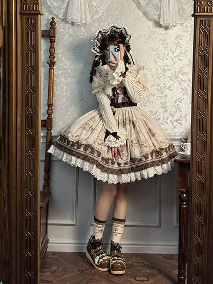 Alice Girl - Sea Salt Fairytale - Sweet Lolita Detachable Sleeves