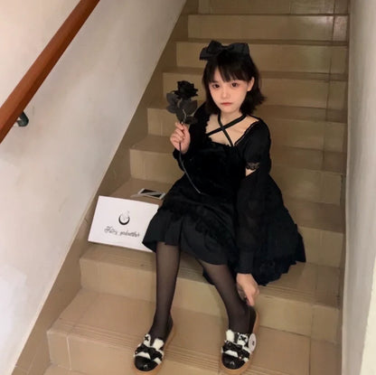 Fairy Godmother - Winter Girly Lolita Shoes Lolita Ankle Strap Shoes