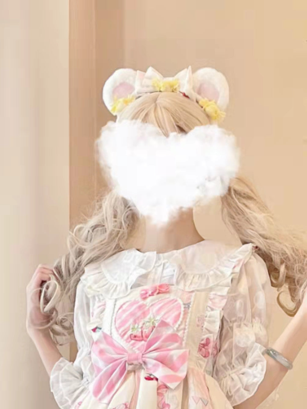 Suiyi - Sweetheart Knots - Sweet Lolita Dress Short Sleeve OP