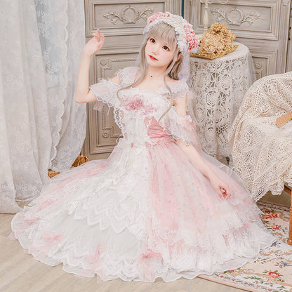 Cat Fairy - Glaze Illusion - Magnificent Wedding  Lolita Tea Party Dress