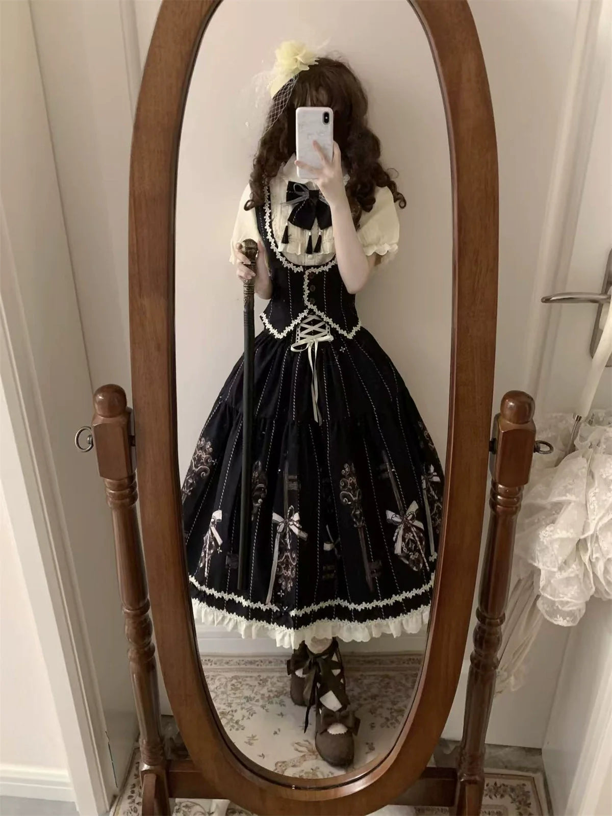 Uncle's Workshop - Secret Key - Classic Lolita Dress Suit, Key Print