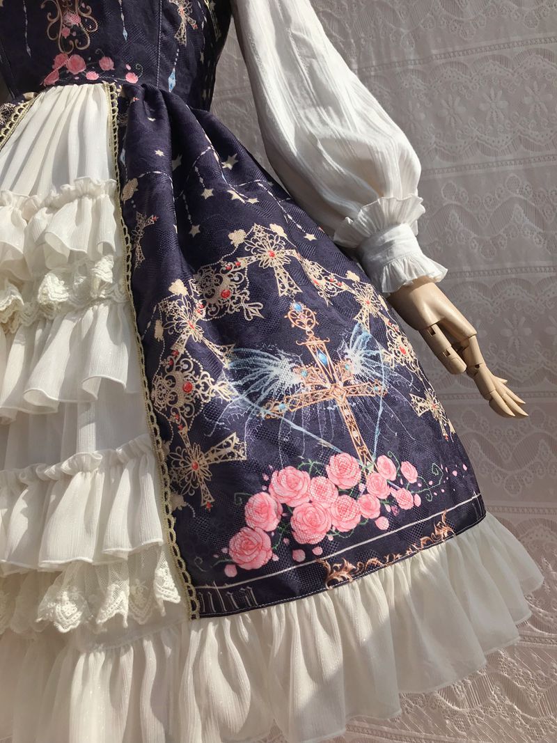 Yilia - Japanese Fashion Cotton Lolita Long Sleeve Blouse