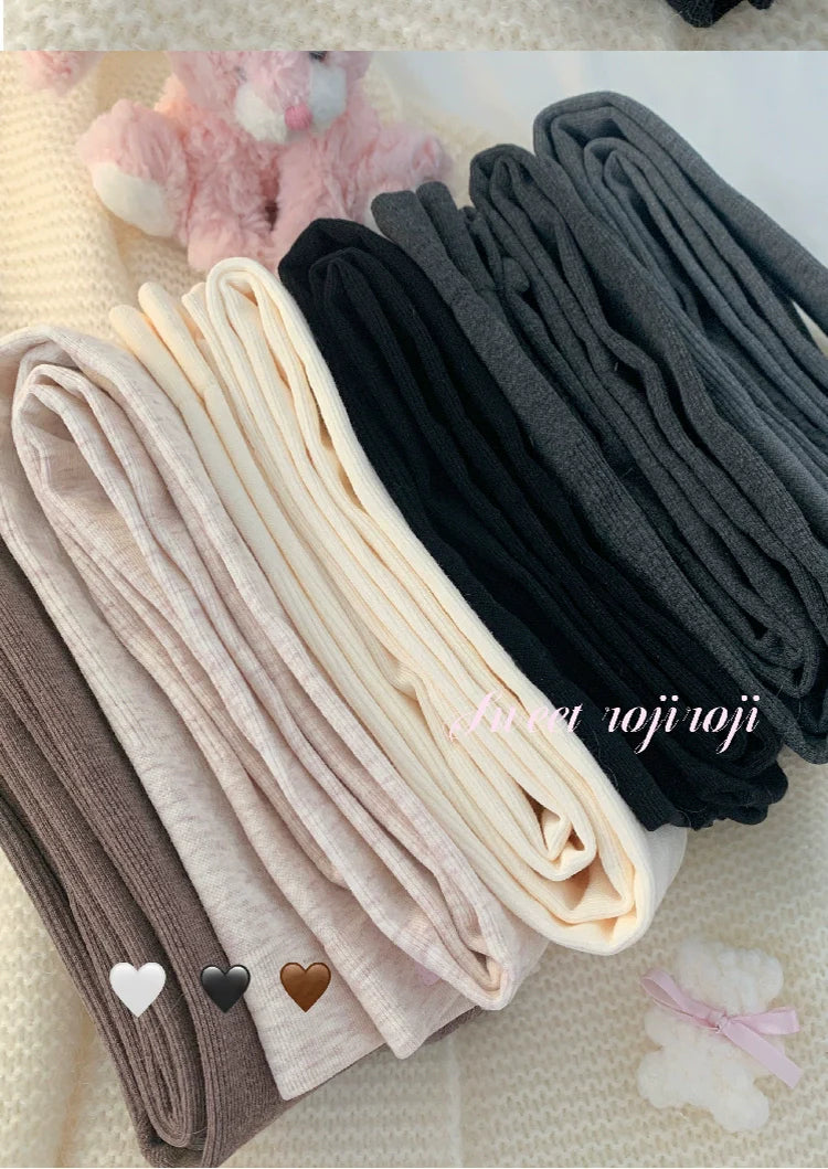 Roji roji - Cotton Lolita Pantyhose Thickened Winter Pantyhose Leggings