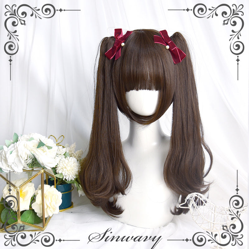 Sinwavy - Pandora's Box - Lolita Short Wig with Cute Double Ponytails