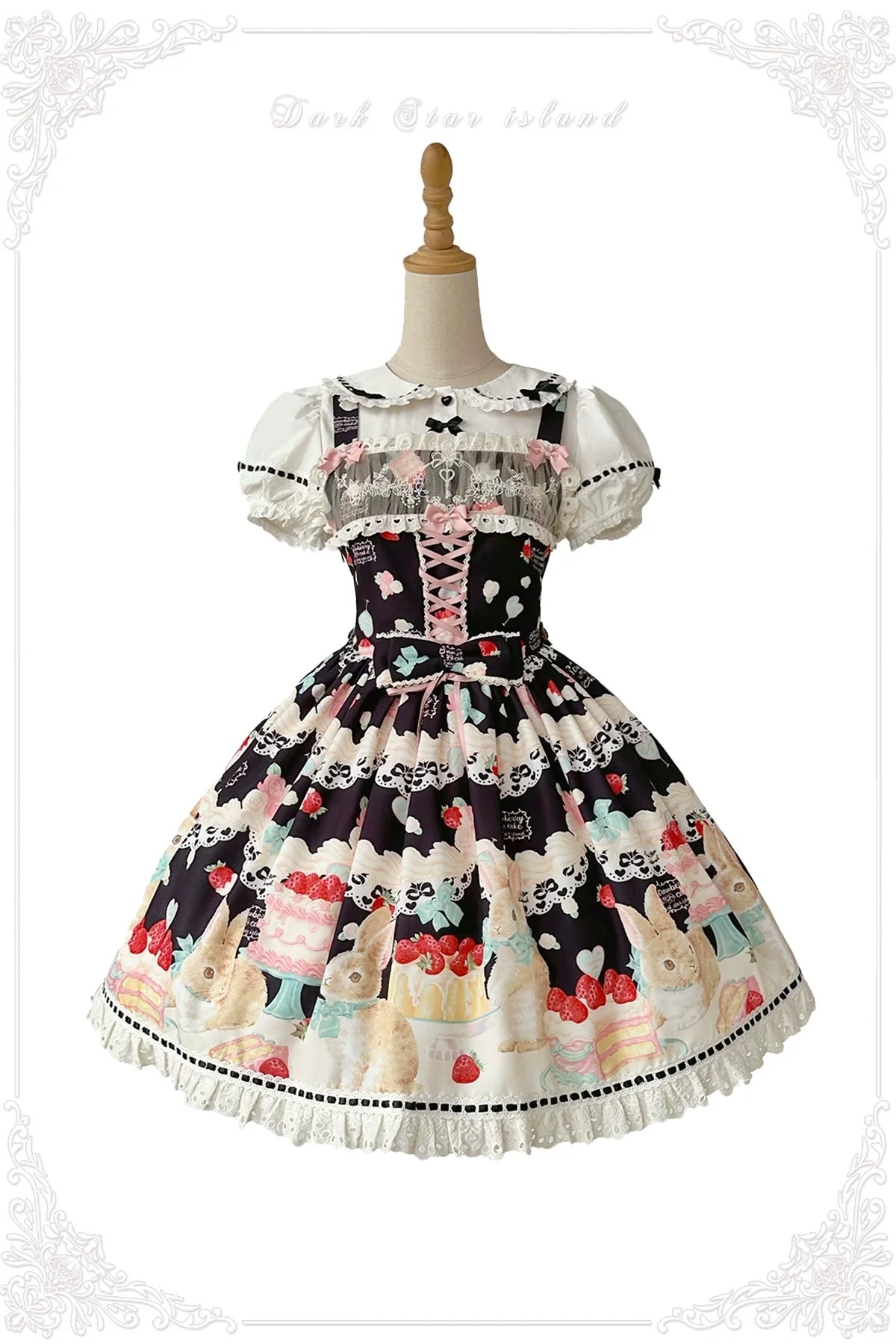 Dark Star Island - Honey Bunny Cake - Sweet Lolita JSK/OP/Strap SK/Shirt