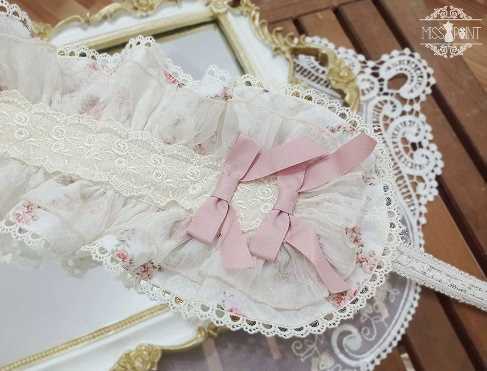 Miss Point - Woody Rose - Lolita Headband Flower Brooch