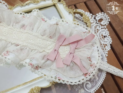 Miss Point - Woody Rose - Lolita Headband Flower Brooch