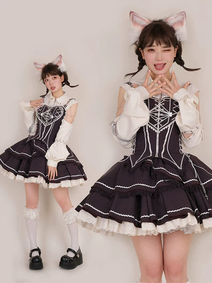 OCELOT - Love Affairs - Sweet Lolita Bodice Set Spicy Cowgirl Dress Set