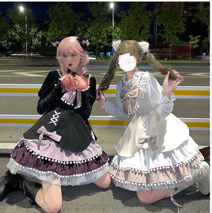 With PUJI - Confession Function - Wool Kawaii Lolita JSK Dress Suit