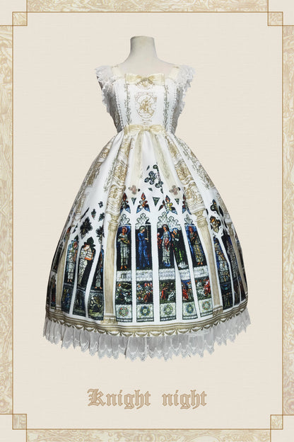 Knight night - The Saint Priest - Stained GlassﾂｷSain Lolita Jumper Dress