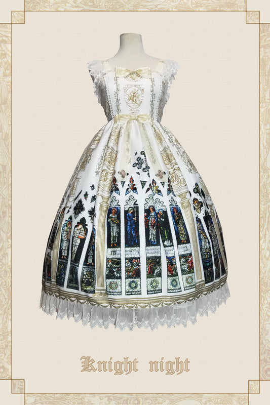 Knight night - The Saint Priest - Stained GlassﾂｷSain Lolita Jumper Dress