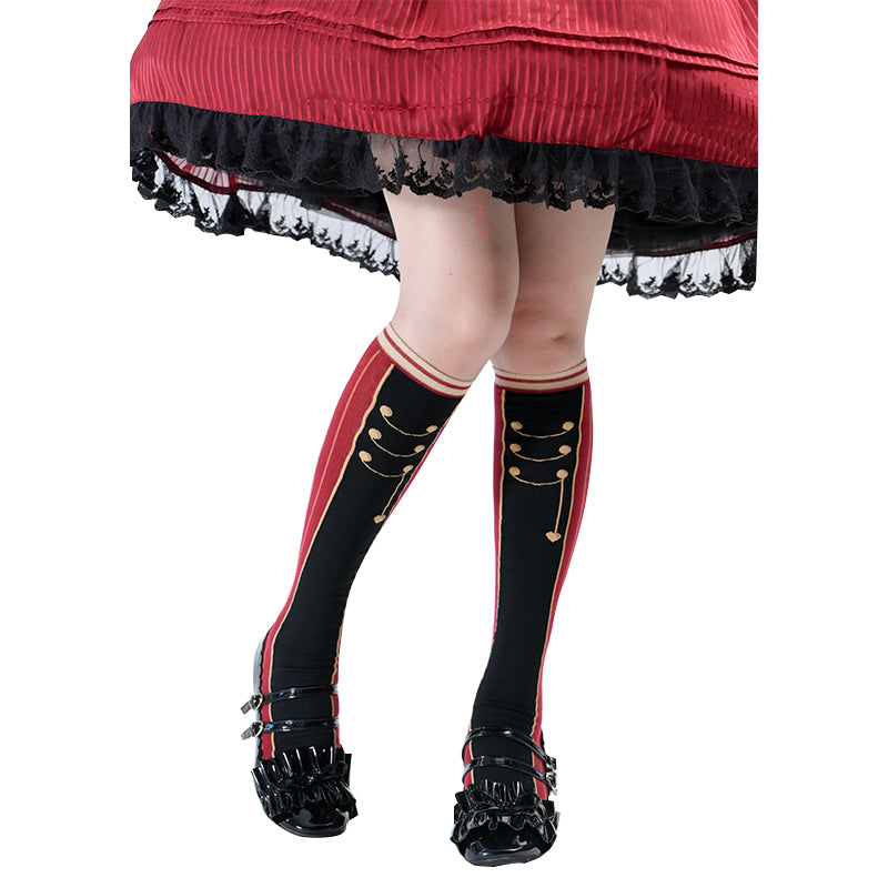 Roji roji - Uniform Middle Tube Cotton Lolita Calf Socks
