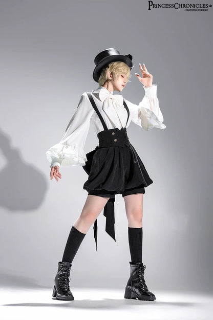 Princess Chronicles - Doll - Black Ouji Lolita Hat Retro Prince Bowler Hat