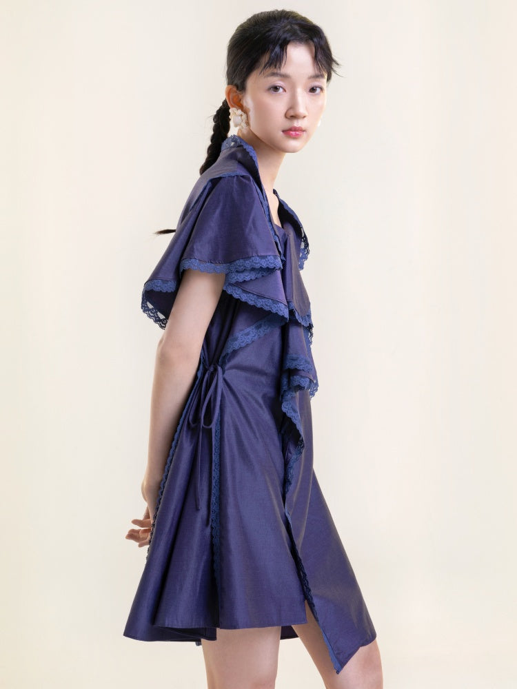 Ruffles Asymmetry Dress【s0000001892】