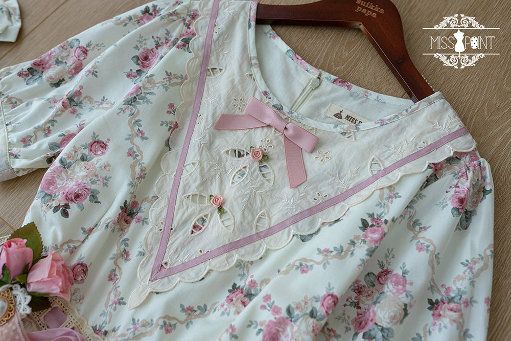 Miss Point - Happy Summer Elegant Lolita Floral OP Dress