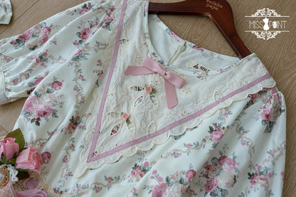 Miss Point - Happy Summer Elegant Lolita Floral OP Dress