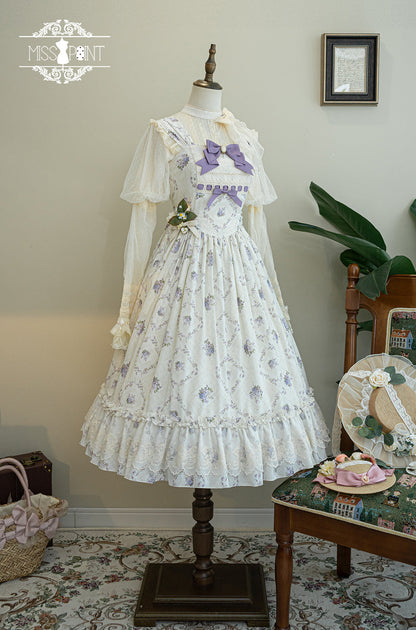 Miss Point - Customized Wood Rose 2.0 Elegant Vintage Jumper Dress