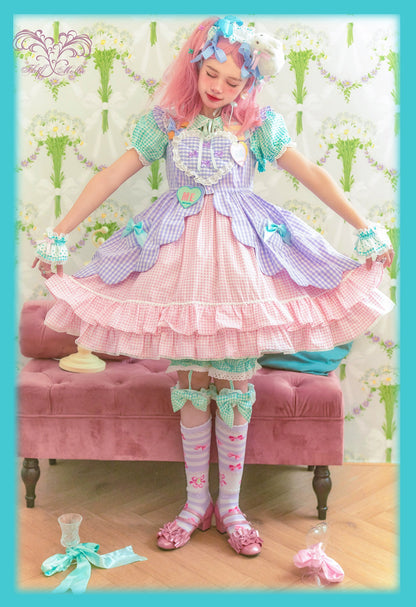 Fluff Mollie - Bean Breakfast - Sweet Lolita Overskirt Daily Daily Petaled Skirt