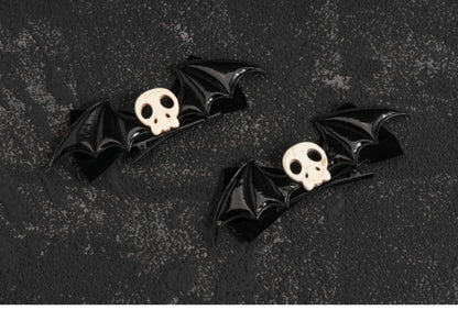 Strange Sugar - Gothic Hair Accessories Set Skulls Sharks Lolita Clips Headbands