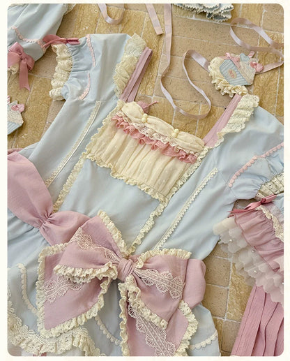 Mademoiselle Pearl - Cup Cake - Sweet Lolita OP Dress Kawaii Lolita JSK SK