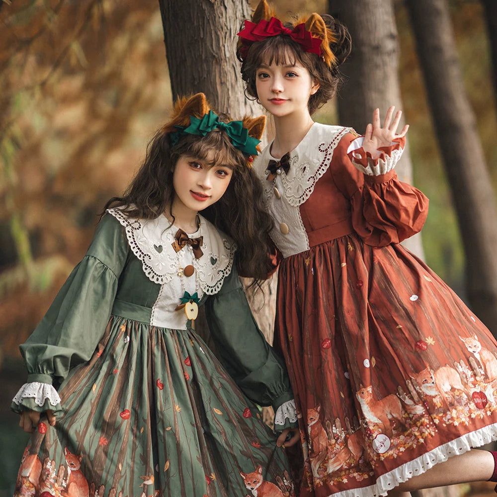 Miss Point - Chuby Box in the Forest - Elegant Lolita Necklace Brooch KC Beret Accessories