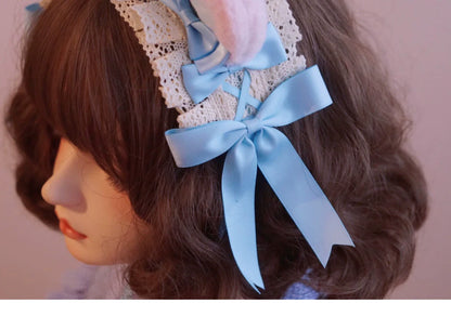 Besozealous - Handmade Lolita KC Animal Ear Coffee Hairband