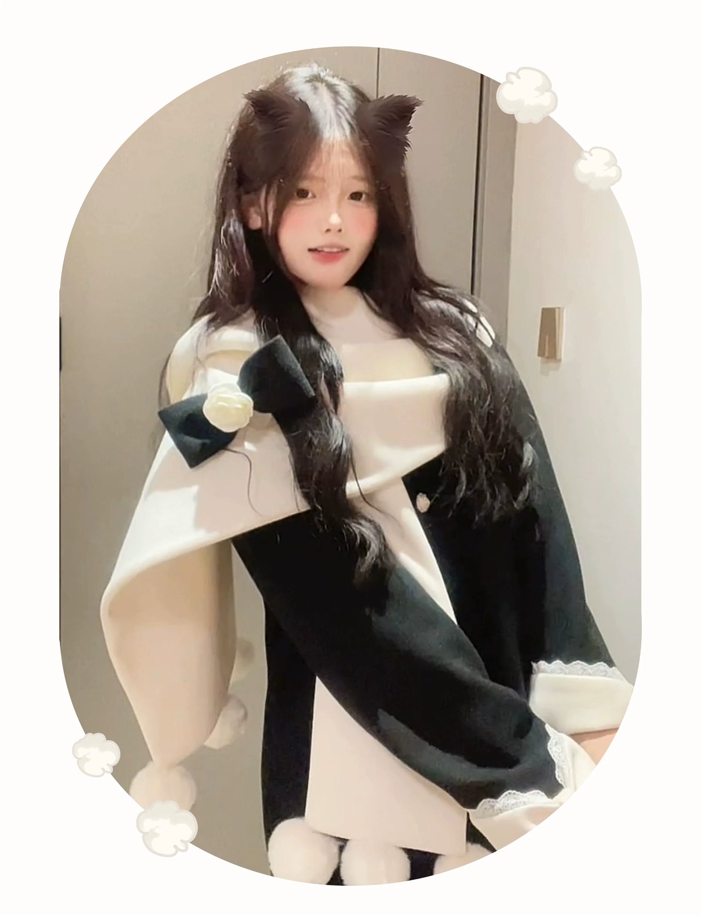 Platycodon House - Winter Sweet Lolita Coat Long Scarf Outerwear