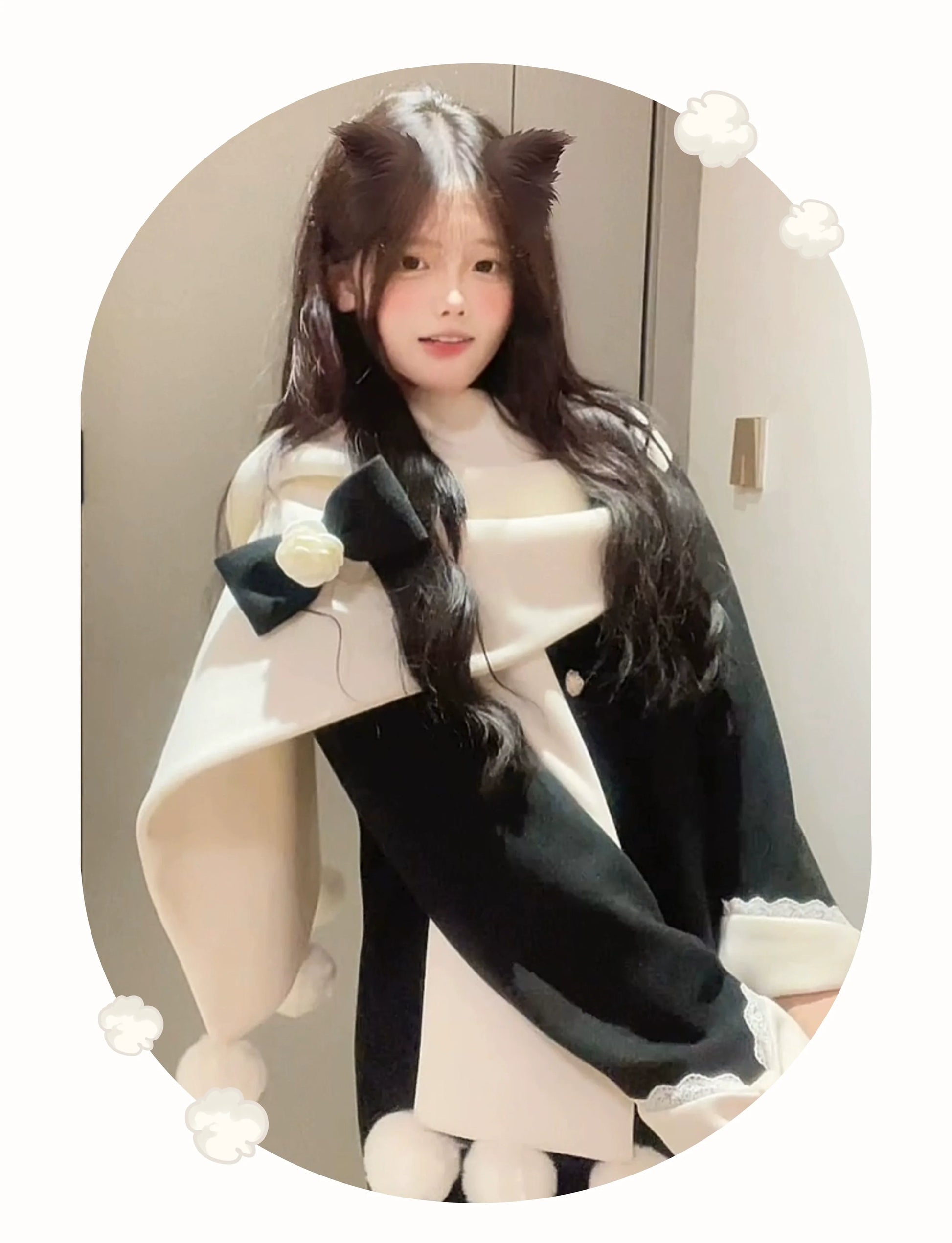 Platycodon House - Winter Sweet Lolita Coat Long Scarf Outerwear