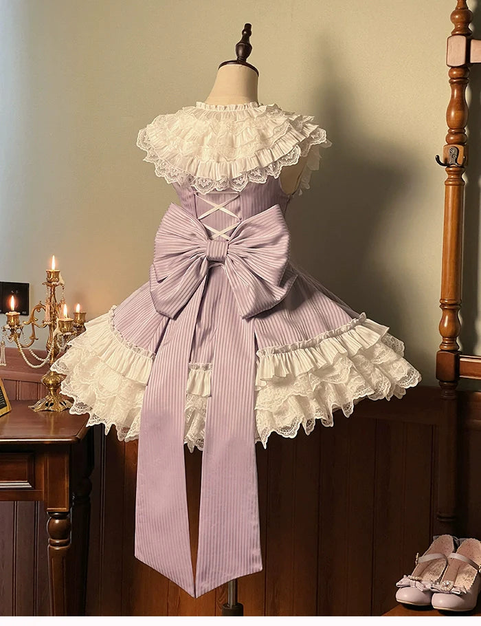 Alice Girl - Arrogant Miss - Sweet Lolita Trailing Large Bow with Long Ribbons